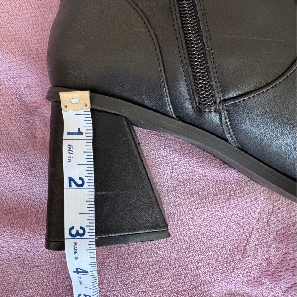 BP Nordstrom Black Ankle Boots Women's Size 11 - Picture 9 of 9